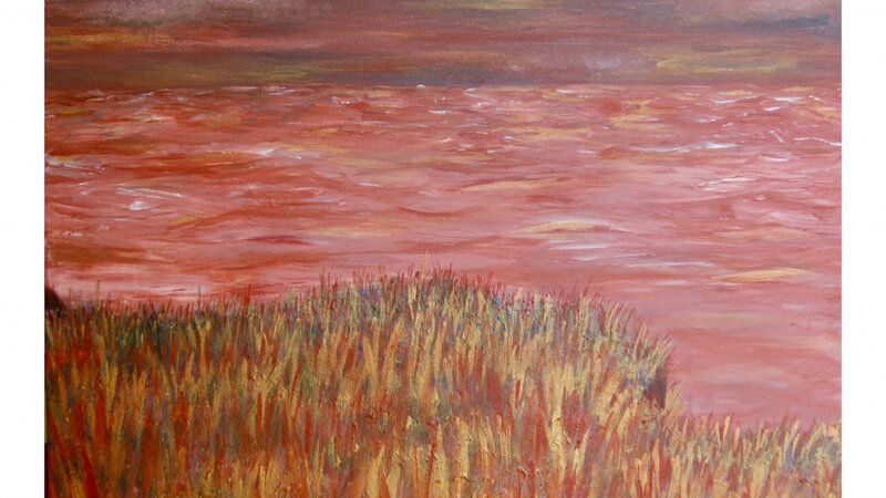 Mindscape Series Two Painting Five, Red Dreams 