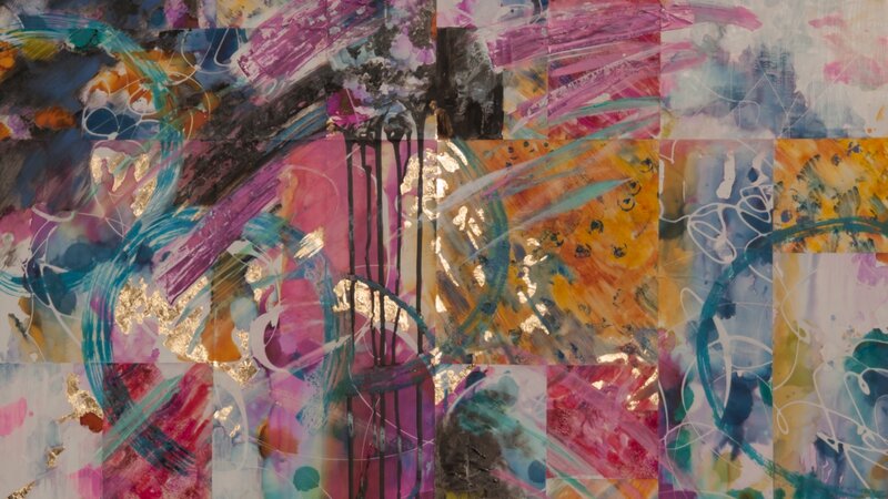 Alcohol Ink Artwork, Alcohol Ink Abstract, 30 X 40 Abstract Art, Missing Person Artwork, Mollie Tibbetts Artwork, Missing Mollie Art, University Of Iowa Student Art, July 18 2018, Missing Girl Painting, Missing Iowa Girl Art, Terra Skin Stone Paper Art