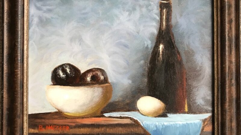 Oil painting still life