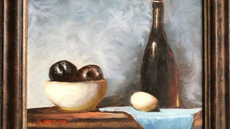 Oil painting still life