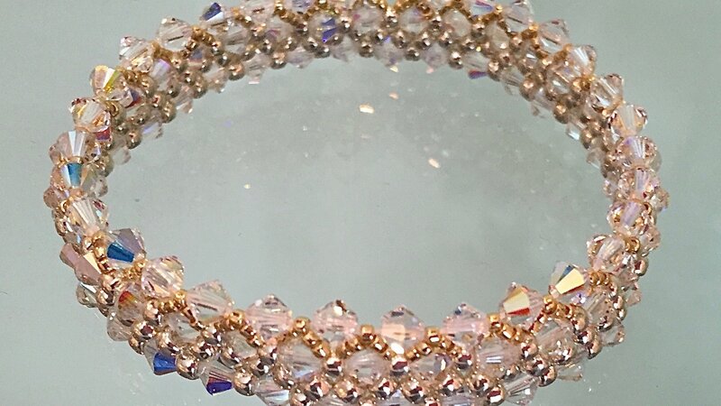 Diamond Shapes in Hints of Blue