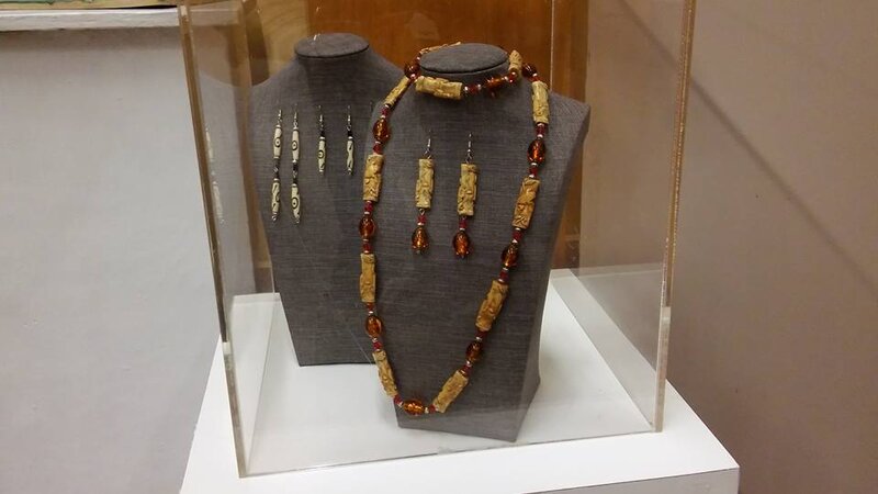 Bamboo & Ivory Safari Earrings 