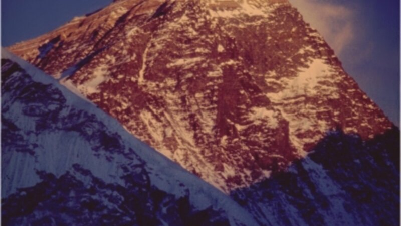 Mt. Everest sunset/moonrise