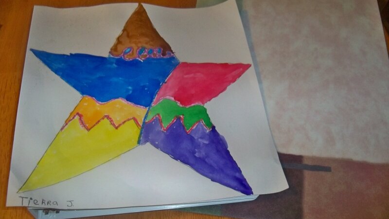 The unseen colored STAR!