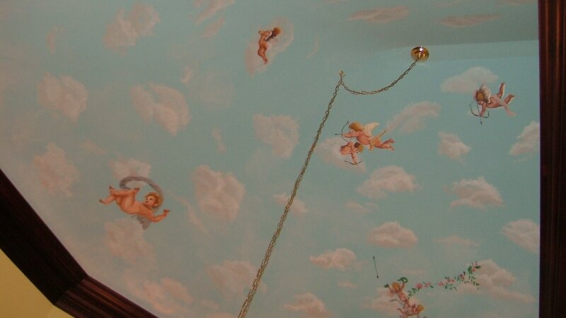 Angels on the ceiling