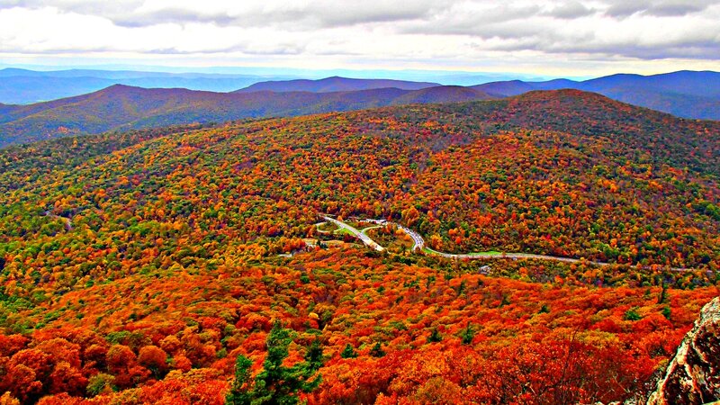 View from Mary's Rock on Skyline Drive