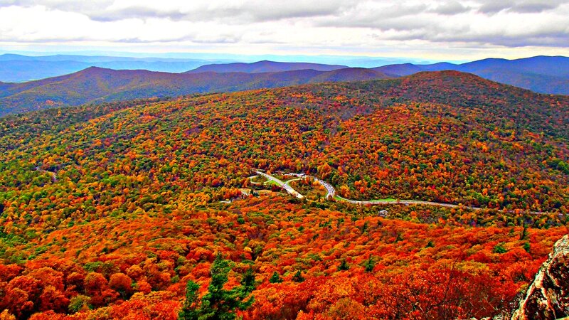 View from Mary's Rock on Skyline Drive
