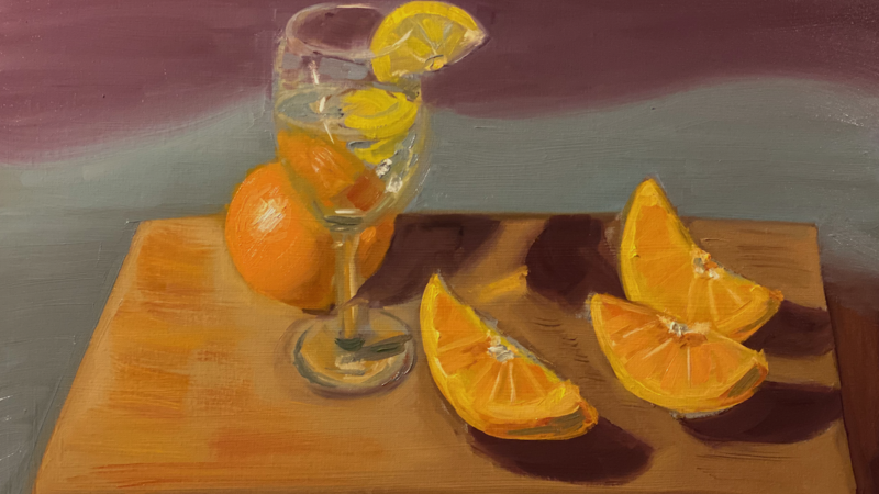 Orange Slices Still Life
