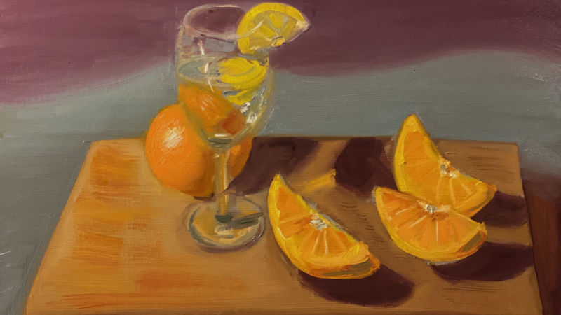 Orange Slices Still Life