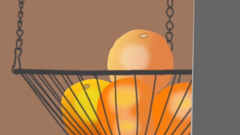 Oranges in Basket