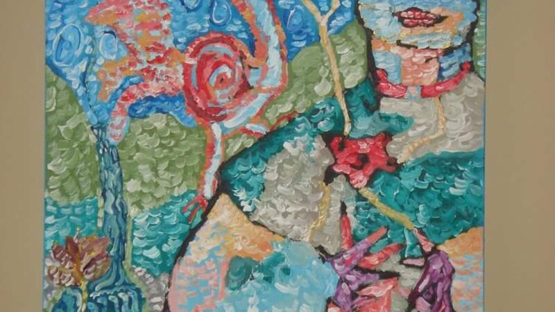 Abstract colorful artwork.