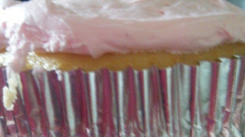 Frosted Pink Cupcake