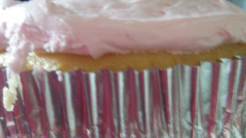 Frosted Pink Cupcake
