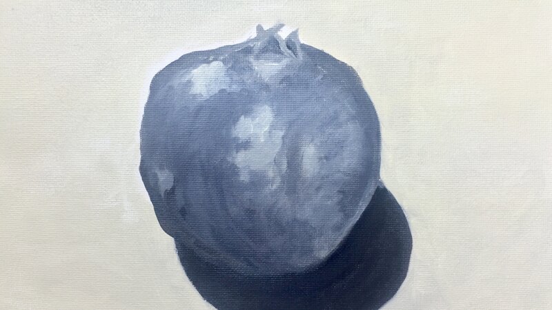 Pomegranate in Grey