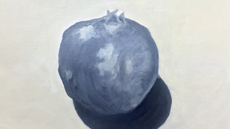 Pomegranate in Grey