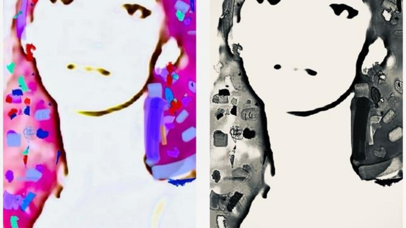 Rusalkas on land Lona Mesa dyptich w bis dyptich 