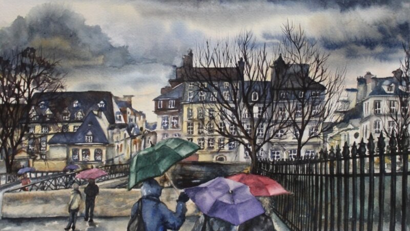 Rainy Day in Paris- Lauren Whitlock