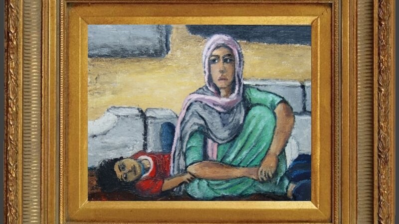 Refugee Mother and Child