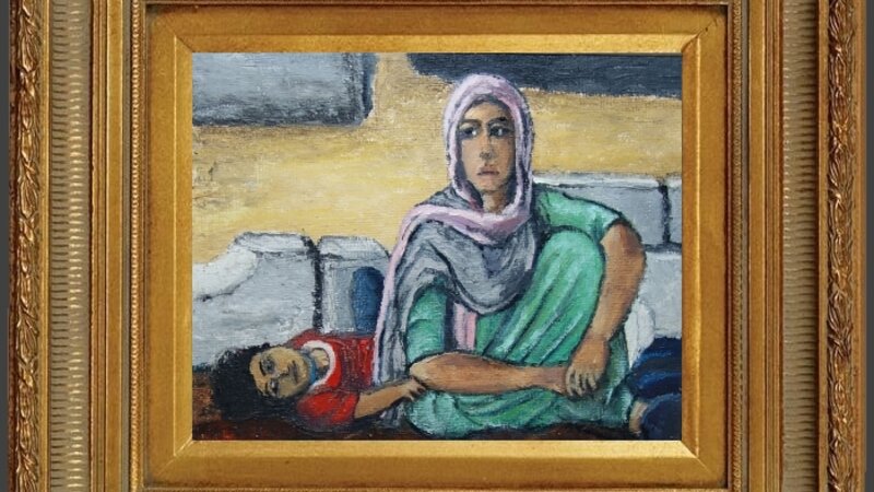 Refugee Mother and Child