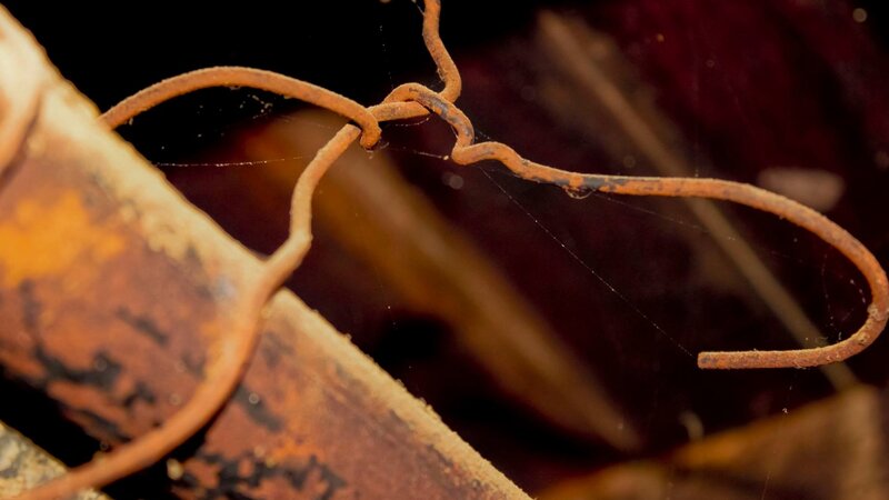 Rusted metal