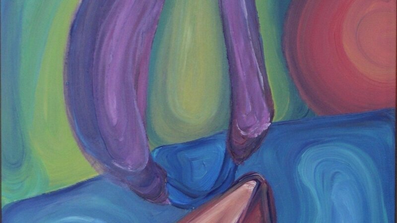 Abstract Acrylic Painting
