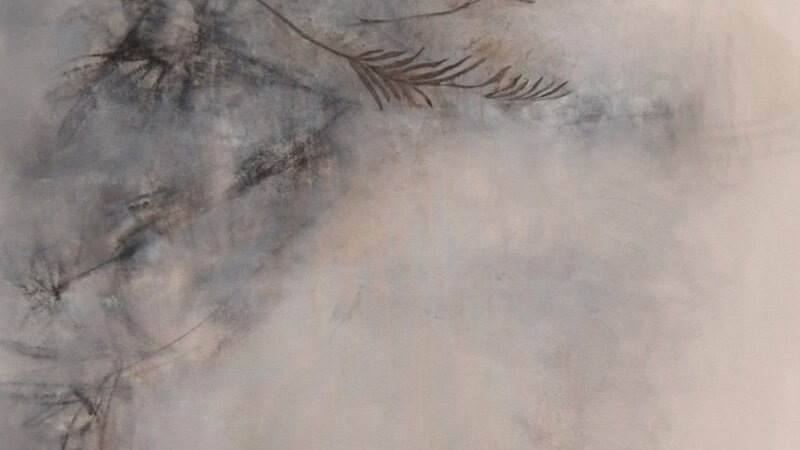 A misty morning fog