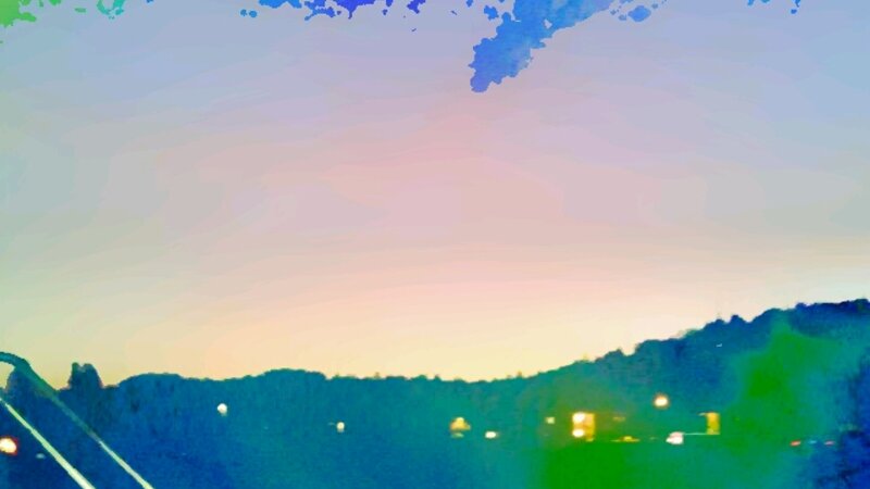 Watercolor,photography,dusk,sunset,art,fineart,sundown,evening