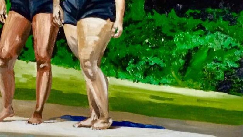 Splash O' Sun in High Waisted Shorts