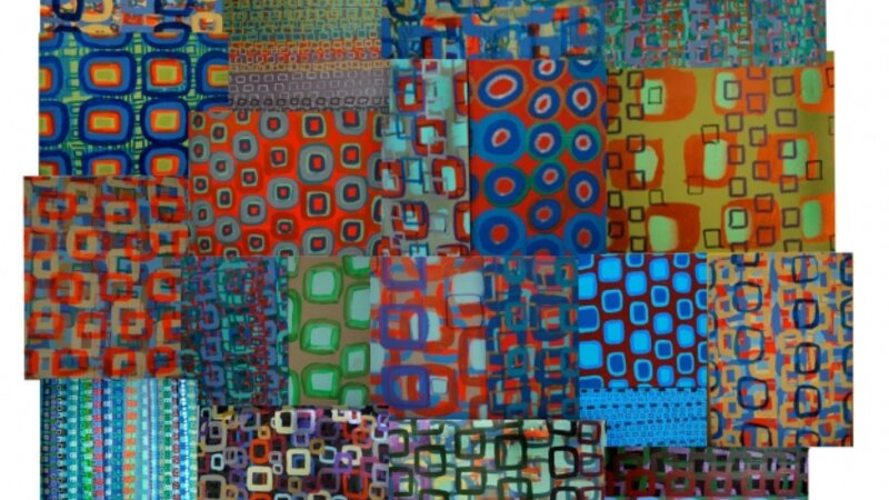 Squares and Circles Juxtapostion l