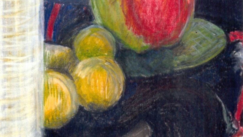 StillLifeApplewithLemons