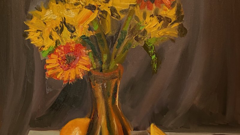 Sunflower Still Life
