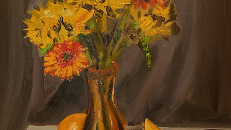 Sunflower Still Life
