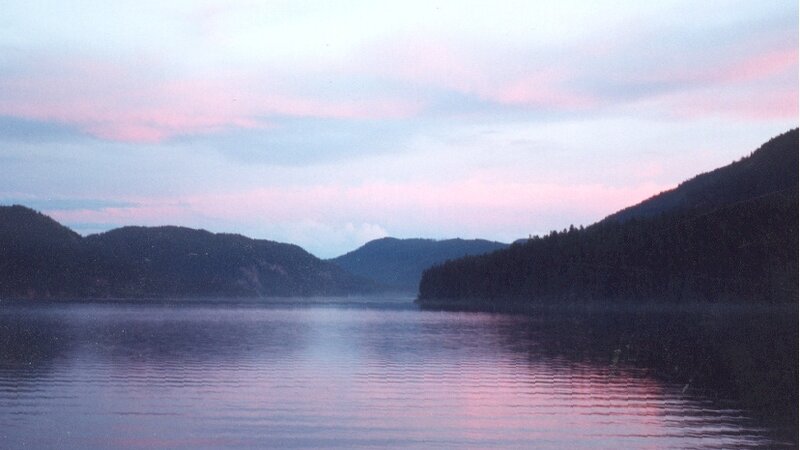 Tally Lake at Sunset