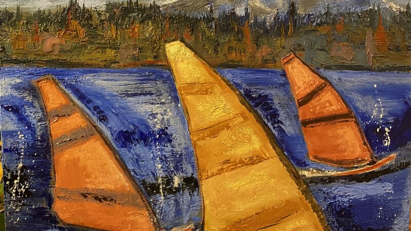 Windsurfing Mount Hood Memories