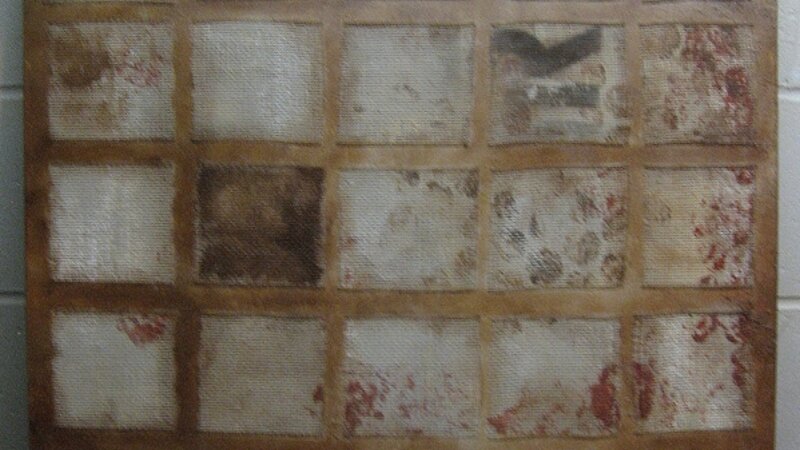 the space between fingers.