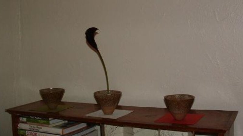 three vases