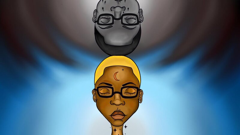 Self portrait inspired by artist Frida Kahlo