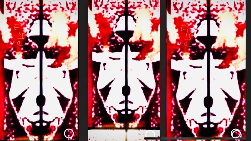 Tryptich of the Pittbull Tommy belonging to a dancing Rusalka on her land promenade 