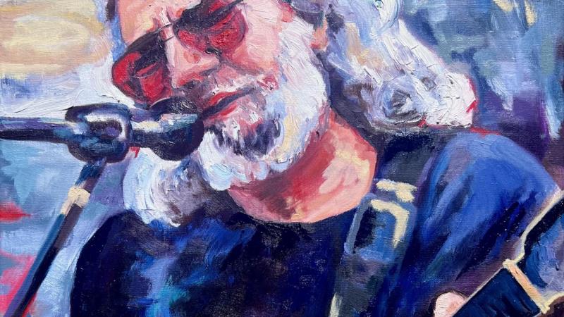 Jerry Garcia on Guitar