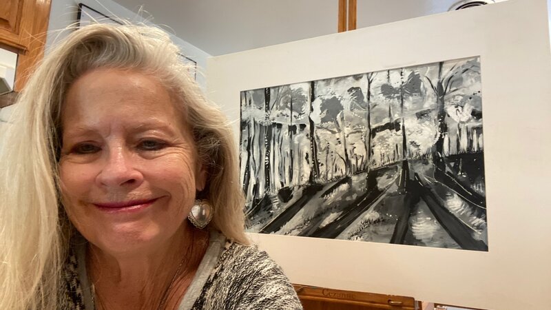 Landscape Value Painting