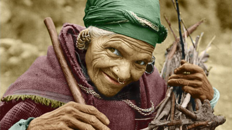Woman in Manali, India