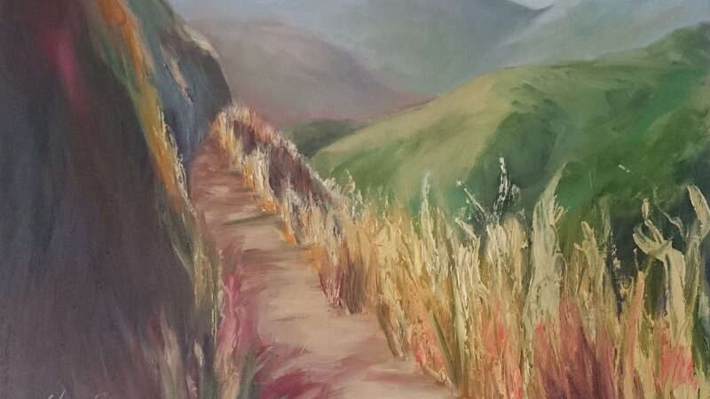 Yellow Road Oils on Canvas 20x16