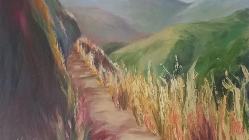 Yellow Road Oils on Canvas 20x16