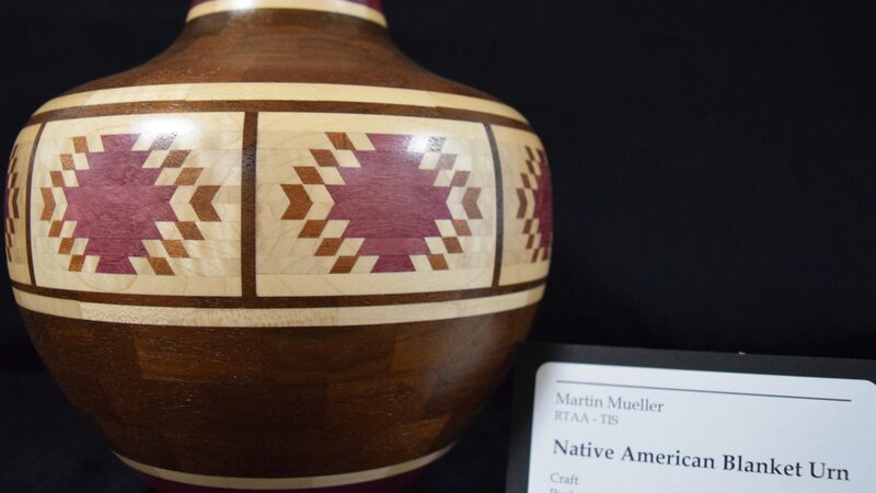 11th Annual Exhibit Native American Blanket Urn