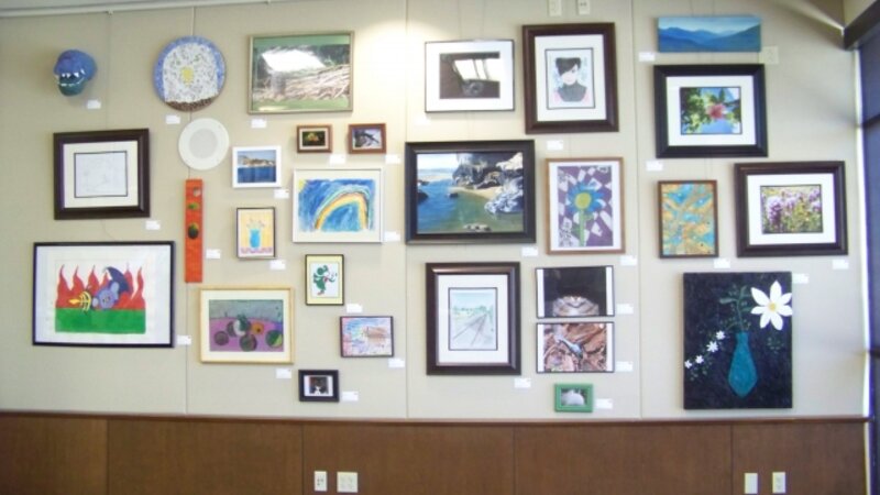 1st Annual Exhibit 2010 Youth & Teen Art Wall