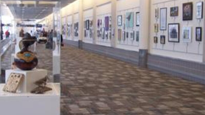 1st Annual Exhibit Artwork covered walls of the Minneapolis-St. Paul International Airport