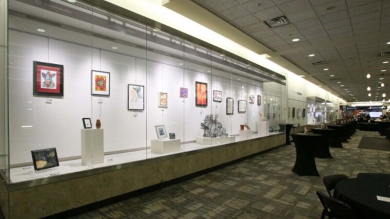 5th Annual Exhibit Thomas Reuter C Concourse Art Gallery set up for the NAP awards Reception