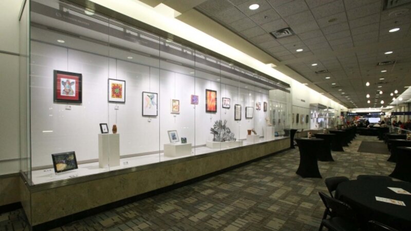 5th Annual Exhibit Thomas Reuter C Concourse Art Gallery set up for the NAP awards Reception