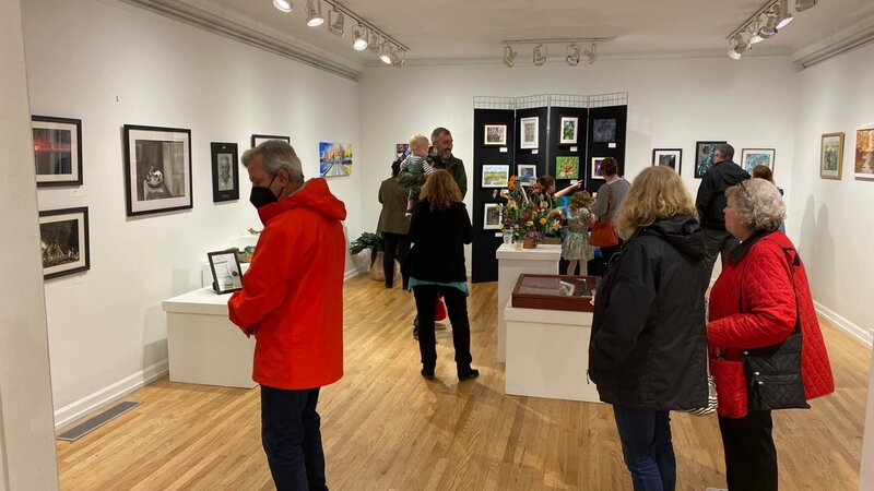 21st Annual Exhibit Gallery View in Marshall Mansion