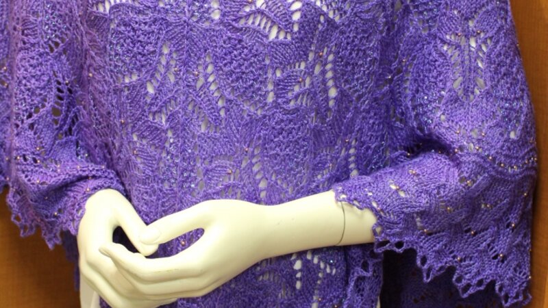 12th Annual Exhibit Fox and Grapes Shawl